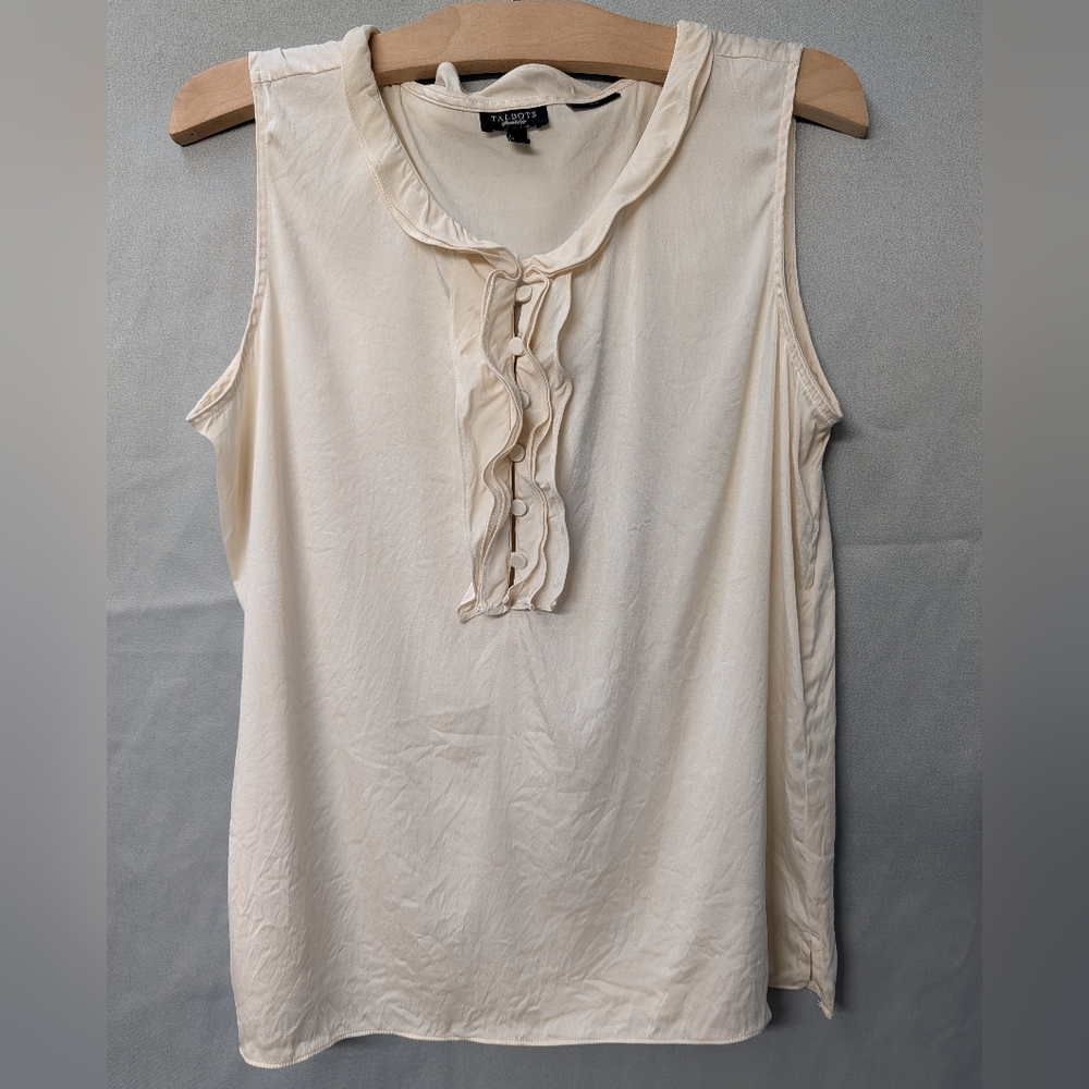 Elegant Silk Sleeveless Top